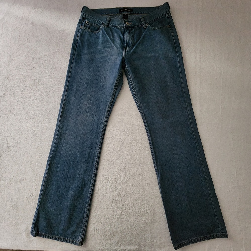 Club Monaco Jeans Womens 12 Blue Straight Leg 100% Cotton W34 L32 Casual Denim